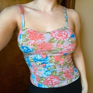 Floral tank top